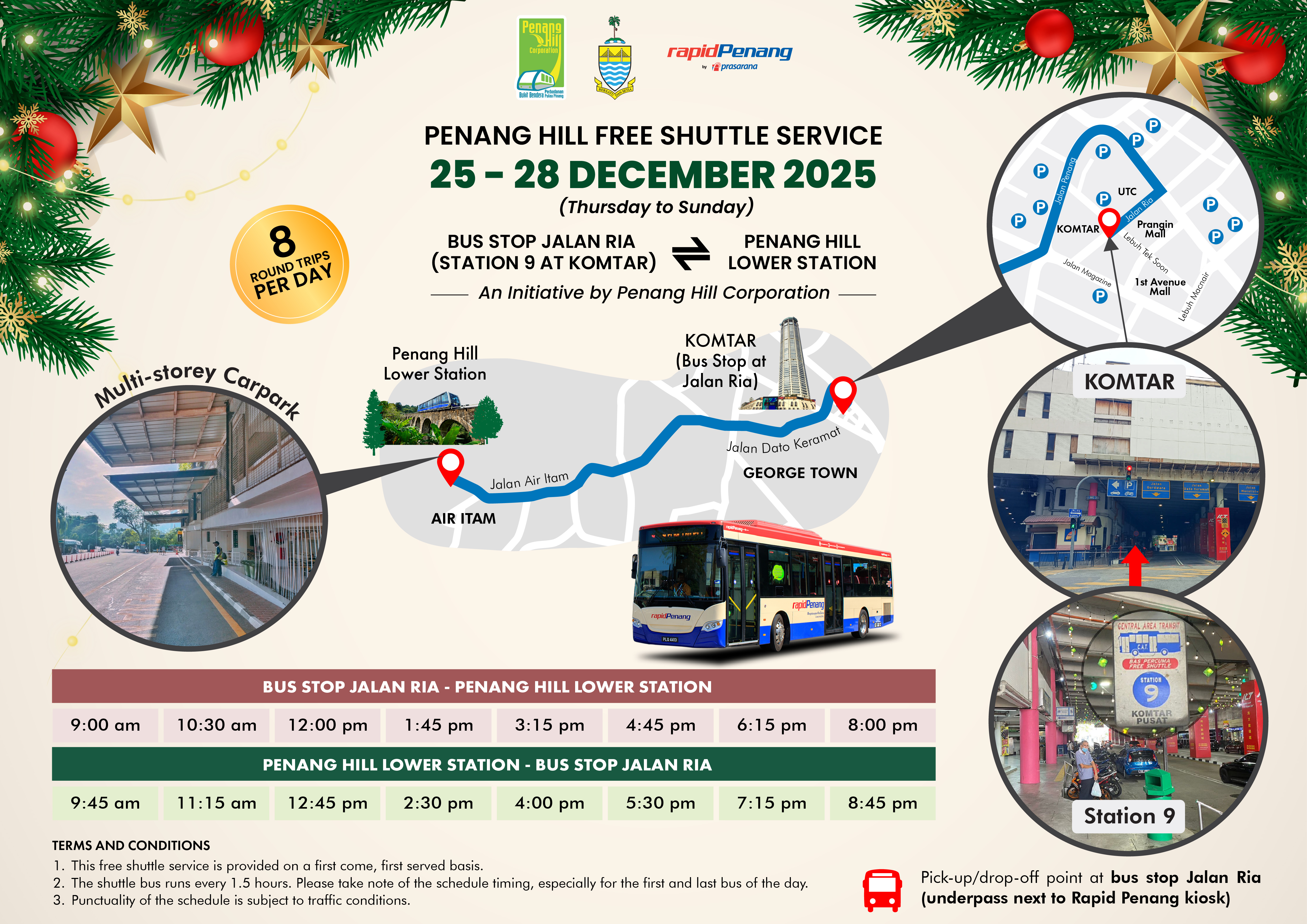 Penang Hill Free Shuttle