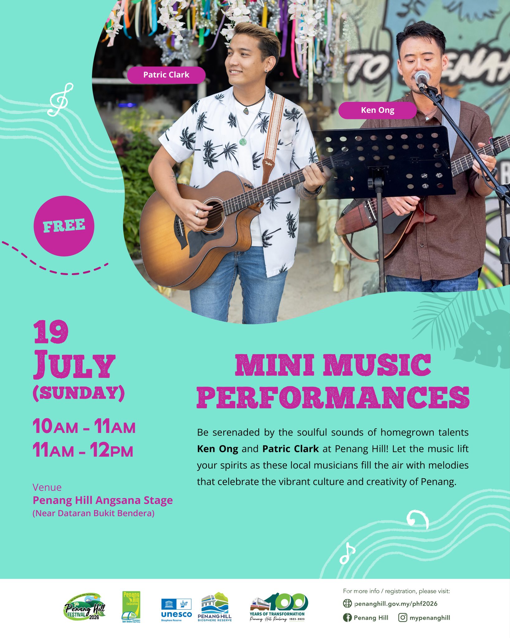 Mini Music Performances – Penang Hill Festival